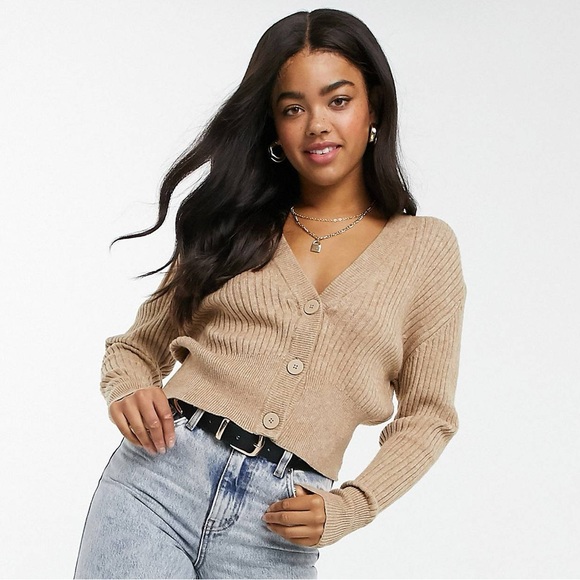 Pull&Bear Knitted Cardigan Sz S - Picture 3 of 9